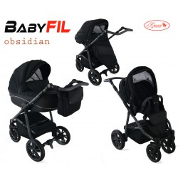 Wózek dziecięcy Krasnal BabyFIL ( czarny )