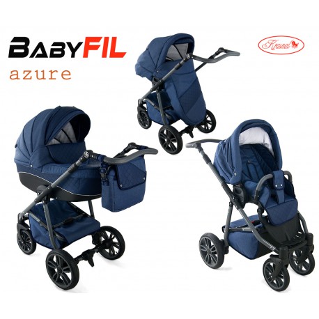 Wózek dziecięcy Krasnal BabyFIL ( niebieski )
