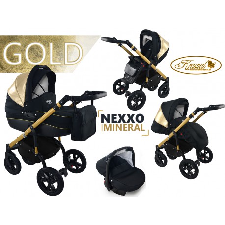 Wózek dziecięcy Krasnal NEXXO mineral złoty GOLD