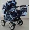 Wózek dziecięcy Krasnl HUGO ( granat+j.niebieski )