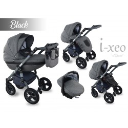 Wózek dziecięcy Krasnal i-xeo (czarny) 3w1